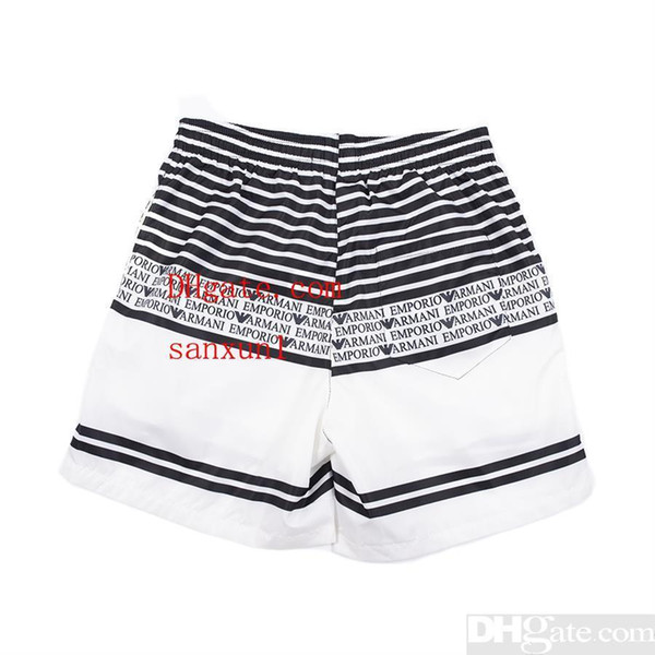 Wholesale 2018 New Board Shorts Mens Summer Beach Shorts Pants High-quality Swimwear Bermuda Male Letter Surf Life Men Swim #1012