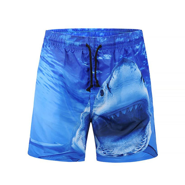 Summer Beach Men 3D Shark Printed swimming shorts for men Trunks swimming trunks for bathing swimsuits maillot de bain