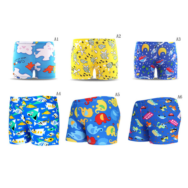 1PC Beach Swimwear Shorts For 2-5T Boys Summer Diving Swim Wear Cartoon Printed Toddler Baby Kid Child Swimming Trunks Swimsuit