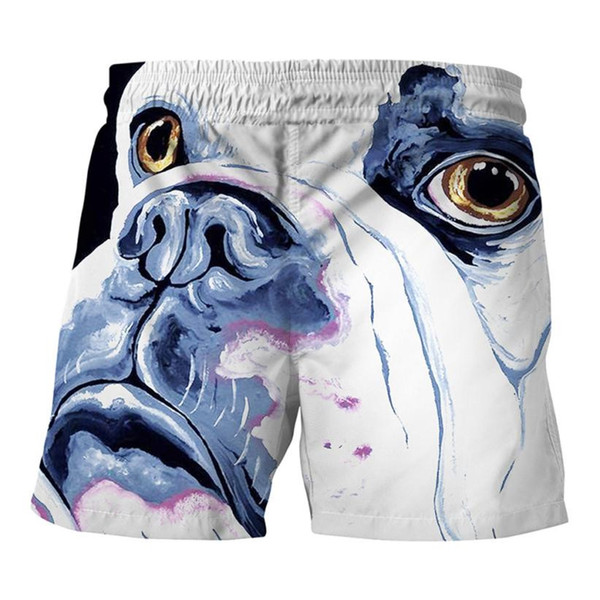 Mens 3D Dog Printed Shorts Swim Trunks men's swimming trunks swimsuits bathing shorts for men costumi da bagno uomo