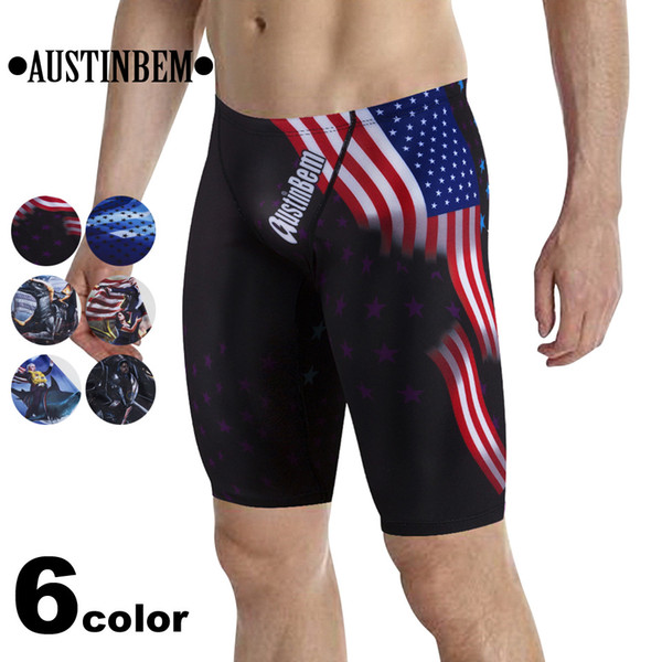 Mens Swimwear Summer Fashion Beach Designer Swim Shorts Brand American Series Five-Point Swim Trunks Six Styles Size S-L