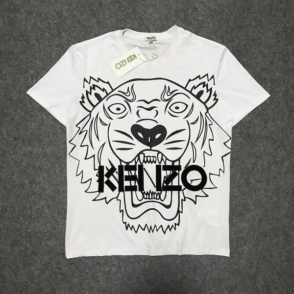 Men's fashion designer Polo shirt men's fashion T-shirt embroidered front big tiger short sleeve brand luxury basic top street fashion T-shi