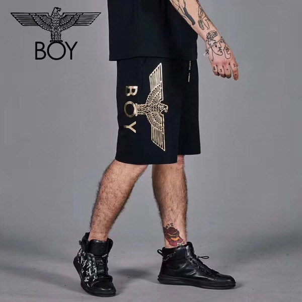 Men's wear designer summer shorts fashion brand LOGO letters printed drawstring shorts 2019 loose-fitting men's luxury sport pants casual pa