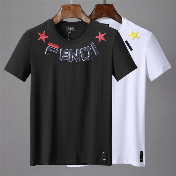 Endless night new debut fashion brand designer T shirt men's T shirt couple sports fashion high quality harajuku T shirt monogram print larg