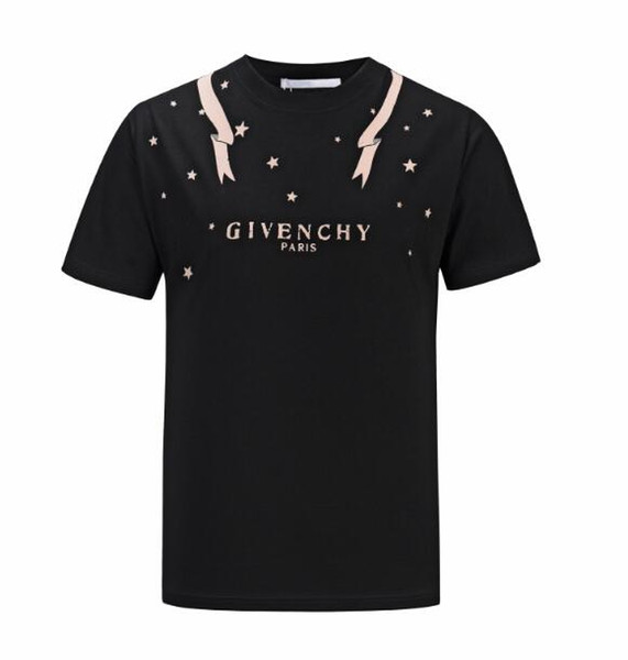 2019 Summer Designer Giv T Shirts For Men Tops Tiger Head Embroidery T Shirt Mens Clothing Brand Paris Short Sleeve Tshirt Women Tops