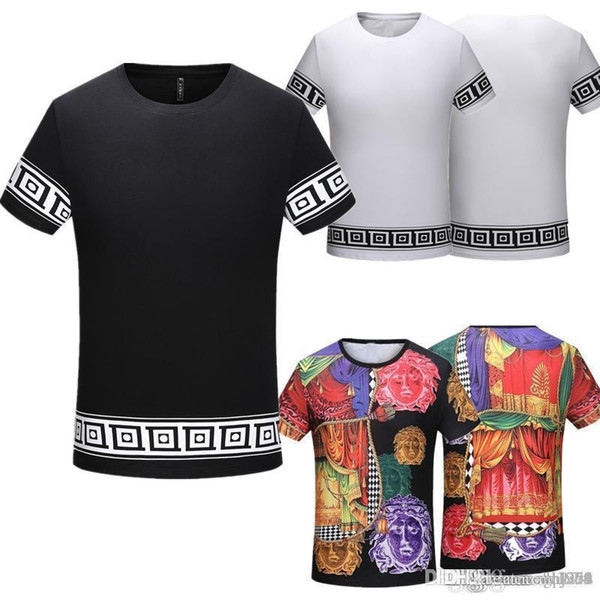 giv T-Shirt New T-shirt Fashion Tiger Print Men's Casual Summer Student Short Sleeve 3G Top Embroidery Cat Men's T-shirt medusa T-