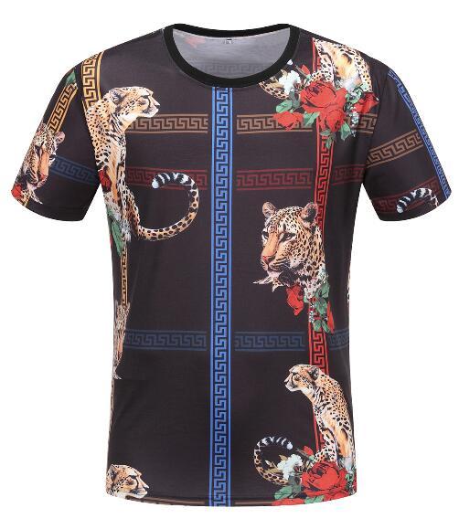 18ss Brand Hip Hop Summer men's t-shirt Short Sleeve 100% Cotton poloshirt Luxury shirt men Casual 3g tees Designer mens g tiger t shirts
