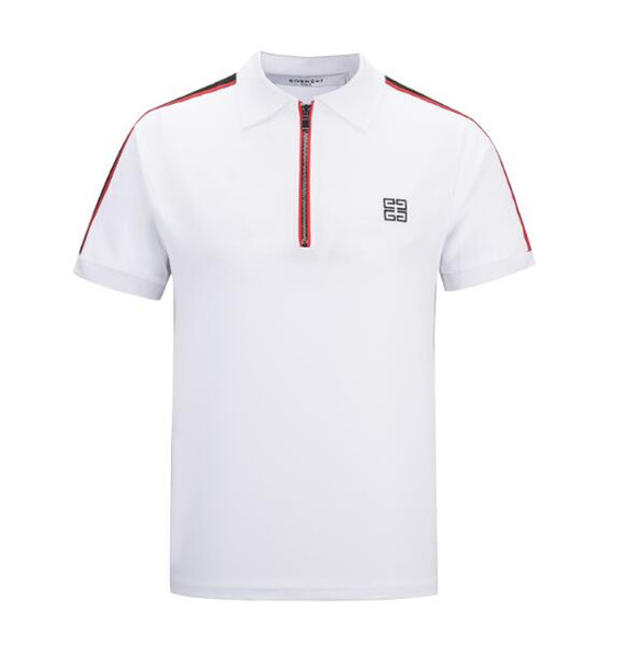 bnm 2019 GIV Summer Street wear Europe Paris Designer Luxury Brand Polos Fashion Men High Quality Broken Hole Cotton Polo Casual T-shirt