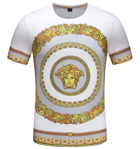 GHNF Fashion Casual Luxury designer t shirts for men tee shirts Letter G Embroidery Tiger Bees Snake t shirt mens short sleeve tshirts