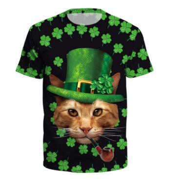 Fashion Streetwear tees Mens Designer cat T Shirt Men's Print tshirts Summer Short Sleeve Cotton Tops Casual Brand Hip Hop Skulls T-shirts