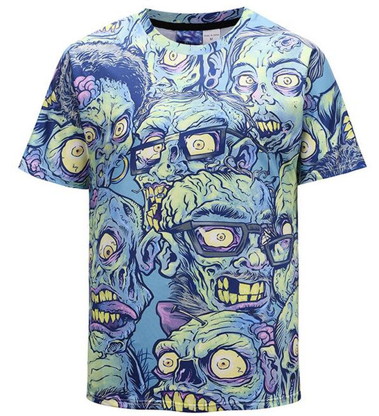 tyuih Luxury tees Mens Designer T Shirt Men's Fashion 3D Lion Print tshirts Summer Short Sleeve Cotton Tops Casual Brand Hip Hop T-shirts