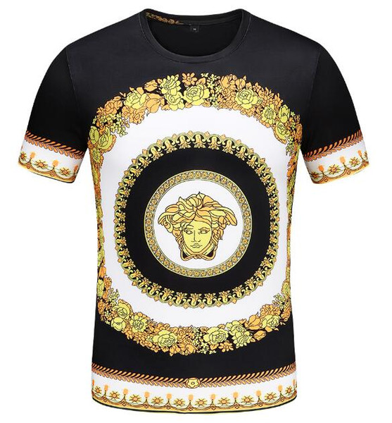 BMKF Fashion Casual Luxury designer t shirts for men tee shirts Letter G Embroidery Tiger Bees Snake t shirt mens short sleeve tshirts