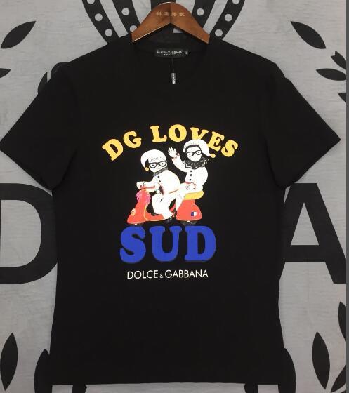 2019 Fashion DG Loves T-SHIRTS Men Women Brand Designer Tees Shirts High Quality Luxury Hip hop Streetwear tshirts cotton tops tees