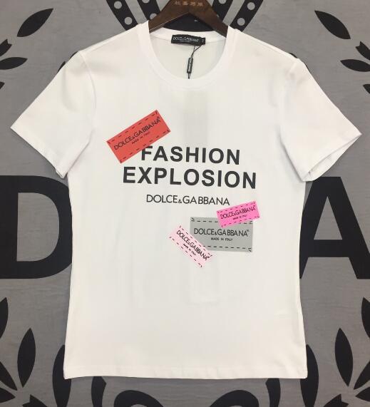 19SS Fashion DG Loves T-SHIRTS Men Women Brand Designer Tees Shirts High Quality Luxury Hip hop Streetwear tshirts cotton Casual tops tees