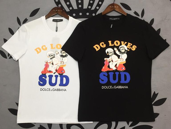 Fashion DG Loves T-SHIRTS Men Women Brand Designer Tees Shirts High Quality Luxury Hip hop Streetwear tshirts cotton Short Sleeve tops tees