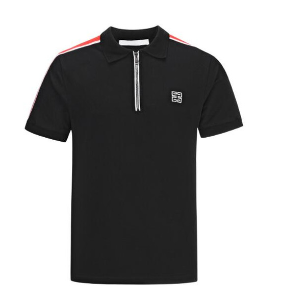 nbg 2019 GIV Summer Street wear Europe Paris Designer Luxury Brand Polos Fashion Men High Quality Broken Hole Cotton Polo Casual T-shirt