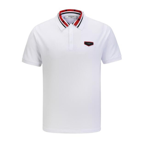 fbn 2019 GIV Summer Street wear Europe Paris Designer Luxury Brand Polos Fashion Men High Quality Broken Hole Cotton Polo Casual T-shirt