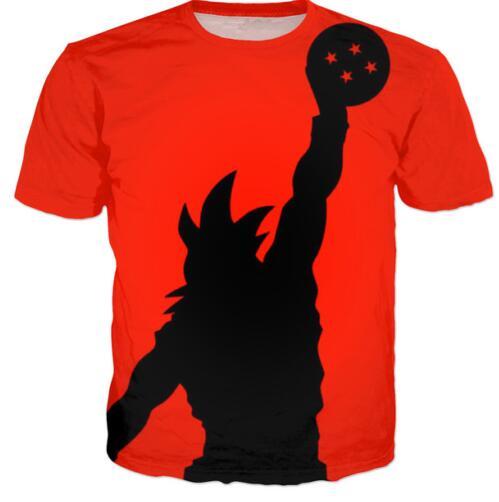 Dragon Ball Z GoKu Graphic 3D Print T Shirts Funny Hip Hop Tops Short Sleeve Comfortable T Shirt Fashion Men/Women Clothing 6XL