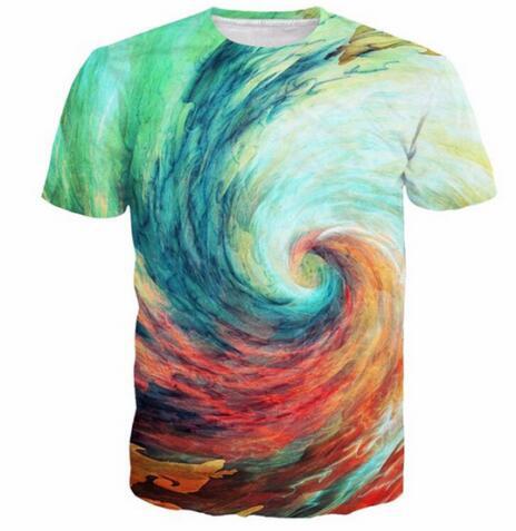 New Fashion 3D Print Colorful Rainbow T Shirts Funny Women/Men Casual T-Shirt Dvee Casual T-Shirt Design Men and Women Hip Hop Tops Clothing