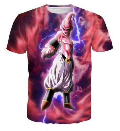 Newest 3D Print Dragon Ball Z Graphic T Shirt Funny Short Sleeve T Shirt Hip Hop Style Tops Design Men/Women Comfortable Clothes