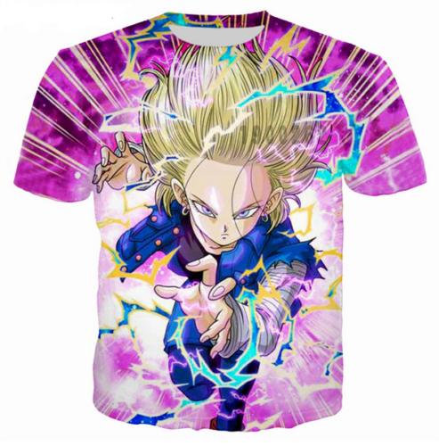 Dragon Ball Z Graphic 3D Print T Shirts Short Sleeve Funny Hip Hop Tops Tees Casual Men and Women Comfortable Clothing Plus Size