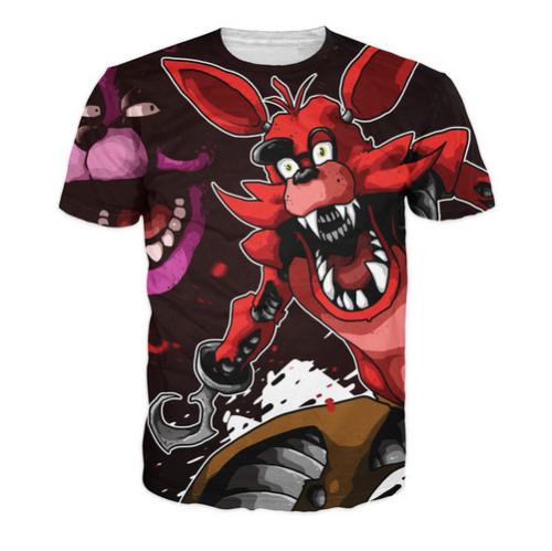 Hot 3D Print Interesting Wolf Graphic T Shirts Design Short Sleeve Funny Tee Shirts Hip Hop Tops Fashion Comfortable Clothing