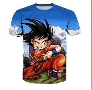 New Dragon Ball Z 3D Print Graphic T Shirts Fashion Short Sleeved T-shirt Design Cool Men and Women T Shirts Comfortable Tops