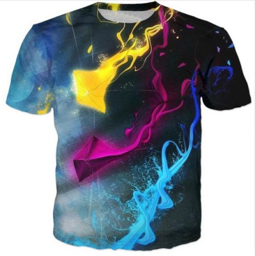 Hot 3D Print Psychedelic Kites Graphic T Shirts Funny Short Sleeve T Shirt Fashion Men/Women Clothing Comfortable Hip Hop Tops