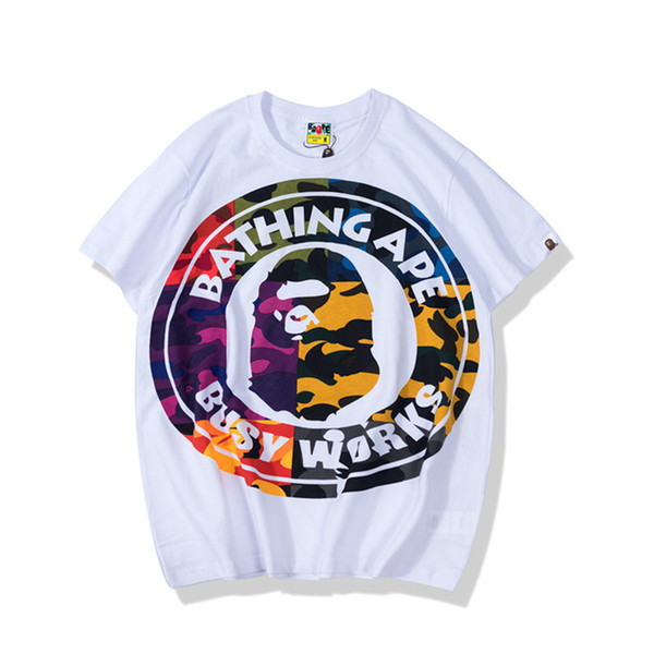 Bape Designer T Shirt Bape Summer Mens Designer T Shirt Men Women High Quality Hip Hop Tee