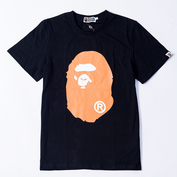 Bape Designer T Shirt Bape Mens Designer Short Sleeve Black White Men Women Hip Hop Tees M-2XL