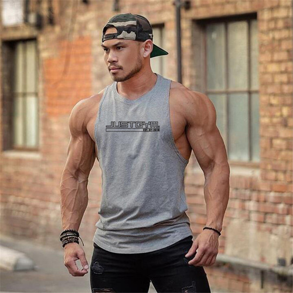 Bodybuilding Tank Tops Men Gym Workout Fitness sleeveless t shirt Male Summer Cotton Undershirt Casual Singlet Vest Brand Clothing