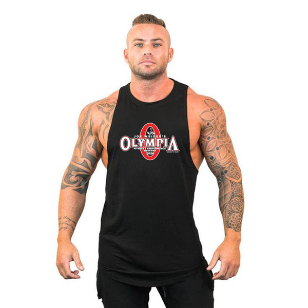 Brand Clothing Mens Cotton Sleeveless Undershirt Gym Tank Top Men Fitness T Shirts Mens Bodybuilding Workout Vest