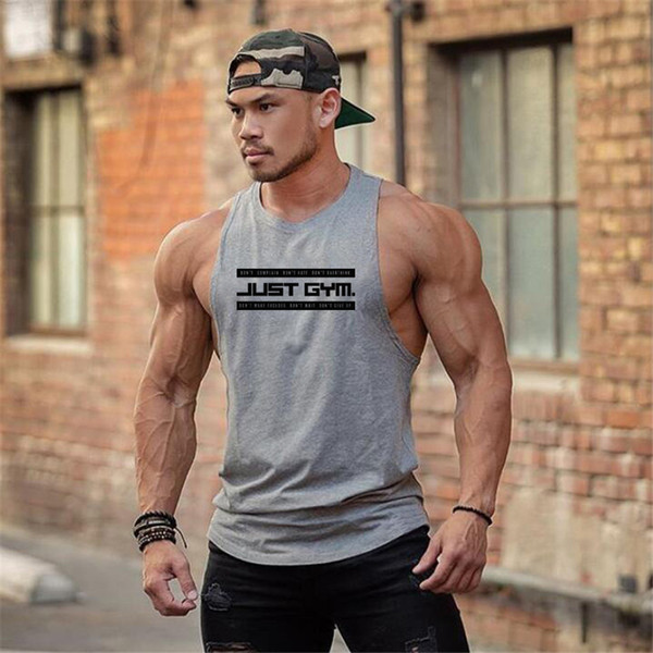 Muscleguys Men Tank Top New Brand Cotton High Quality Undershirt Gym Bodybuilding Singlet Fitness Sleeveless Vest Men Tank Tops