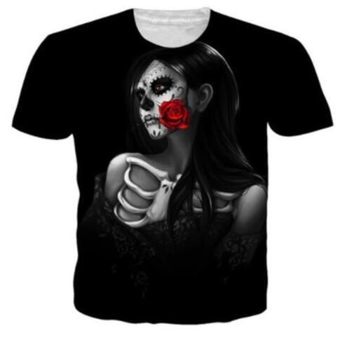 Sondirane 2018 New Fashion 3D T-Shirt Casual Sexy Unisex Tattoos Skull Print Hip Hop Tops Tee Shirt Camisetas Hombre Tracksuits