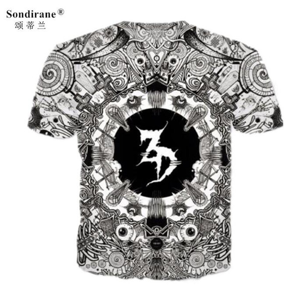 Sondirane New Fashion Women/Mens Zeds Dead Funny 3D T Shirts Summer Short Sleeve Comfortable Tee Shirt Quick Dry Breathable Tops