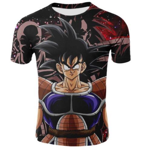 Sondirane New Fashion 3D Print Cartoon Dragon Ball Z Goku T Shirts Summer Short Sleeve Sweats Tops Unisex Personalized T Shirts