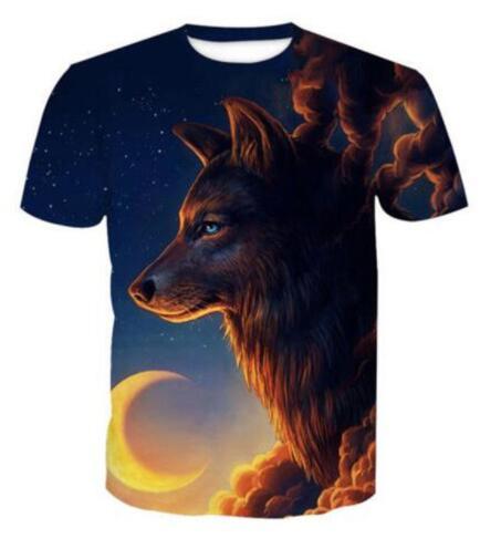 Sondirane New Fashion Women/Men 3D Anime Cartoon T Shirt Print Animal Graphic Funny Tee Shirt Short Sleeves Unisex Tops Clothing