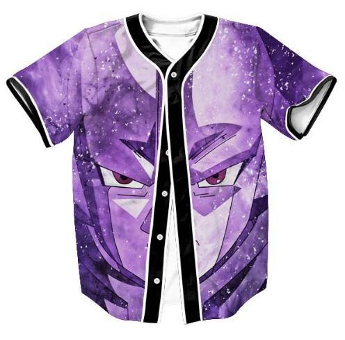 Summer Fashion Men/Women 3D Print Cartoon Dragon Ball Z Saiyan Baseball Jersey T Shirt Casual Short Sleeve Button Cardigan Tops