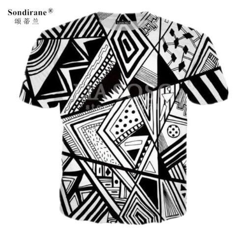 2018 Fashion Women/Men Black and White 3D Print Casual T-Shirt Short Sleeve Quick Dry T Shirt Hip Hop Street Tops Tees