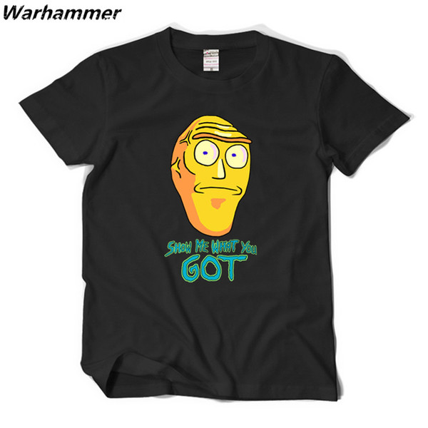 Men T shirt RICK And MORTY 3D Print how me what you got Fashion Style European XXL Cotton O-Neck T-shirt Men Short SleevedCasual Anime Fans