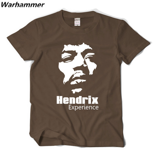 Jimi Street Fashion Rock Fans Men T shirt Summer Cotton O-neck Printed Jimi Hendrix Experience Tee Shirt Homme O-neck Short Sleeved T-shirt