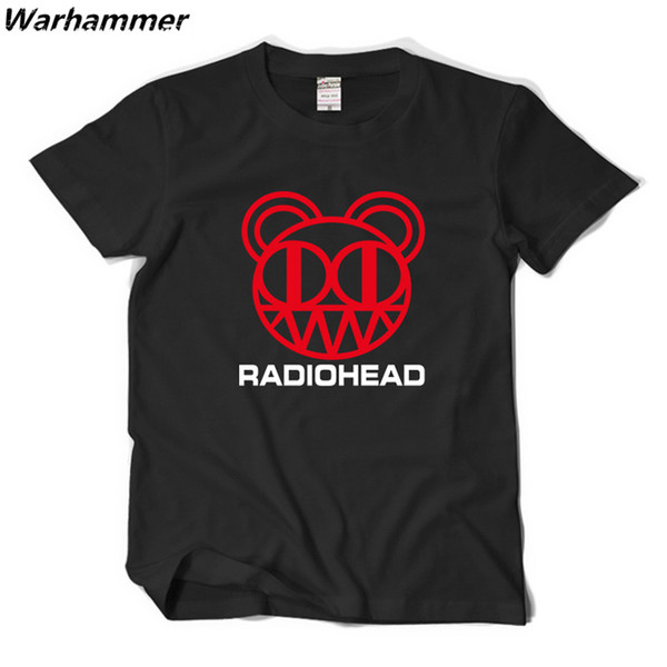 Radiohead Rock Fans Casual T shirt Cotton O-Neck Short Sleeve XXL Hip Hop Radiohead Tee Shirt Homme Fashion High Quality Drop Ship T shirts