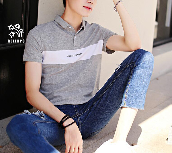 2019 Summer Brand Top Mens T-Shirt short sleeves black White T Shirt Men Designer t shirt Tee Men's Polos fashion TShirt S839