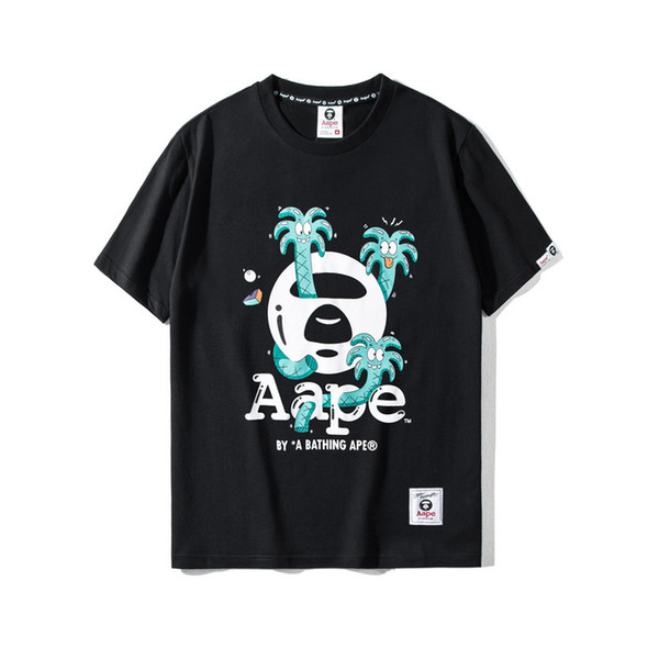 Aape Mens Designer T Shirt Fashion Mens Womens Designer Quality T Shirt Mens Designer AAPE Short Sleeves