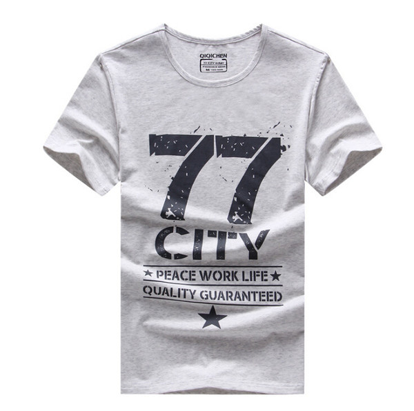 77 City Men T shirt Fashion Casual Funny Shirt For Man Amy Green Top Tee Hip Hop Wear Plus Size M-6XL