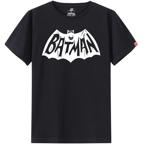 High quality Fashion Cartoon Batman T Shirts Men O Neck Short Sleeve Cotton Mens T-Shirt Euro Size Man tshirt Tops Free Shippin