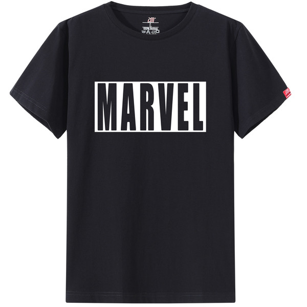 High quality 100% COTTON New Fashion MARVEL t-Shirt men cotton short sleeves Casual male tshirt marvel t shirts men tops tees