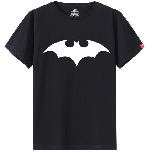 New Summer 100% COTTON Men/women t shirt casual short sleeve t-shirt for men batman print men T shirt O-Neck mens tee shirt