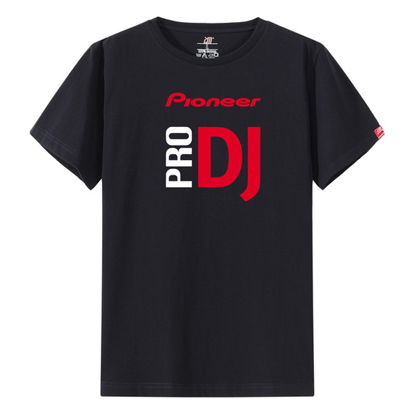 High quality BAIJOE DJ style Pioneer O-NECK T-shirt Men new summer fashion tshirt for Pioneer DJ PRO T Shirt Men Tees