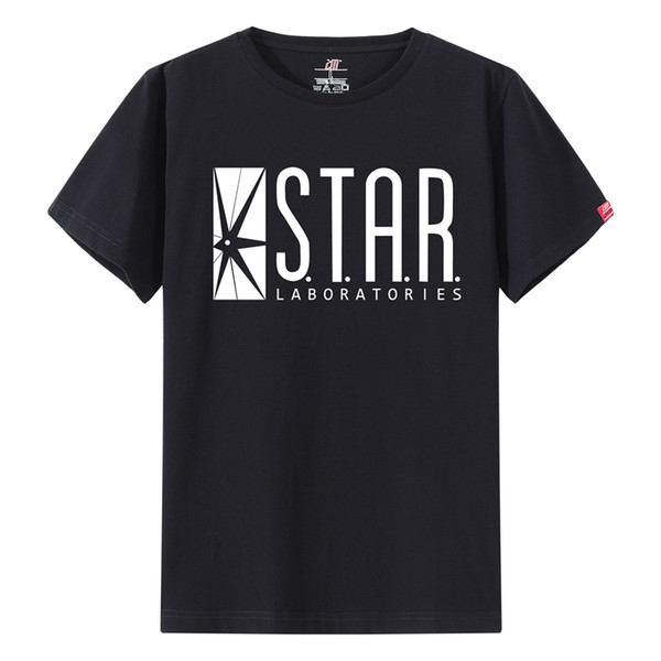 STAR labs new fashion T shirt men summer tops tees jumper the flash gotham city comic books superman tv series men's T-shirt